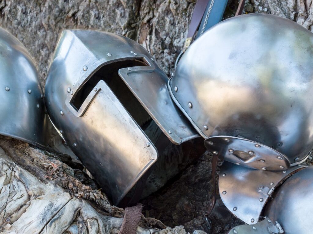 casque de chevalier