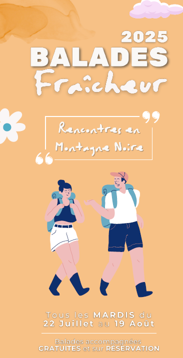 couverture du flyer de Balades Fraicheur 2025
