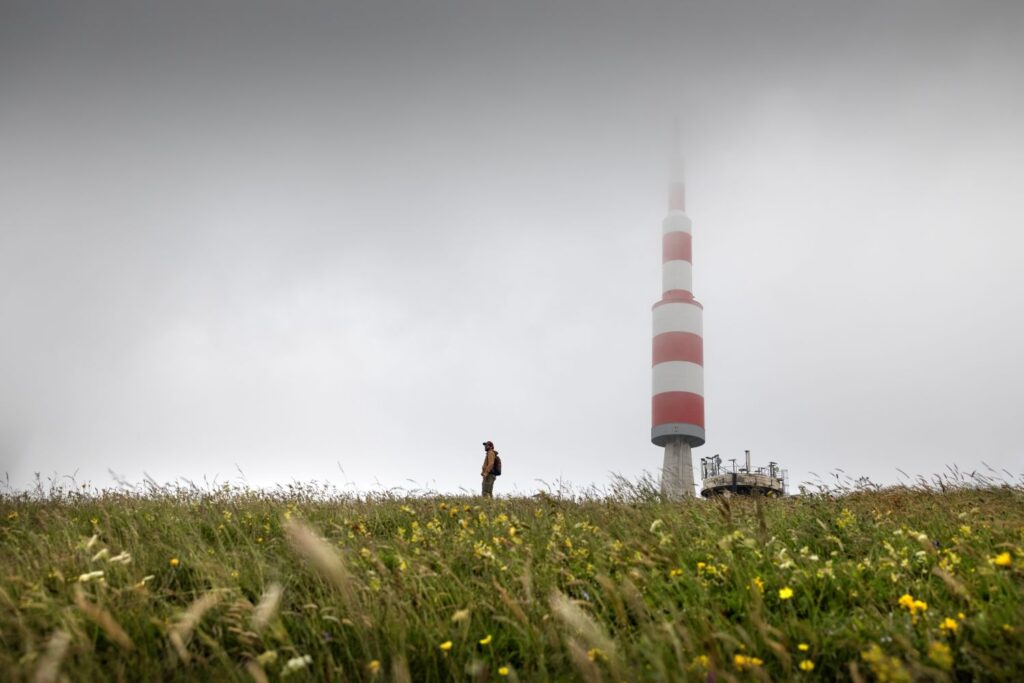 Balade au pied du Pic de Nore par temps brumeux